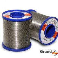 Припой 0.7мм, 1000 грамм, ПОС 60/40 с флюсом